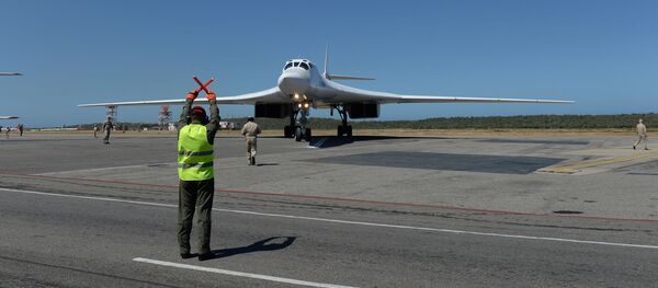 Tu-160 ruso en Venezuela - Sputnik Mundo