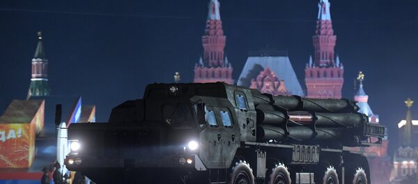 Ночная репетиция парада Победы на Красной площади Ночная репетиция парада Победы на Красной площади - Sputnik Mundo