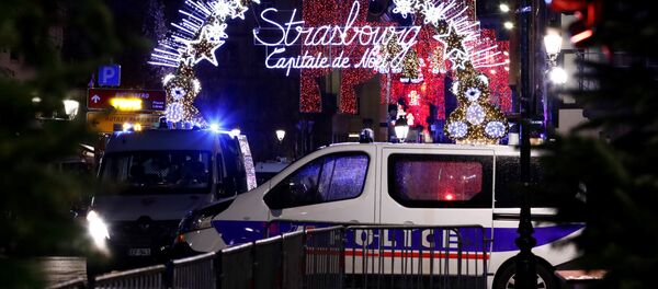 Lugar del tiroteo en Estrasburgo Lugar del tiroteo en Estrasburgo - Sputnik Mundo