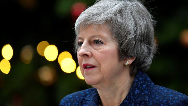 Theresa May, primera ministra del Reino Unido - Sputnik Mundo