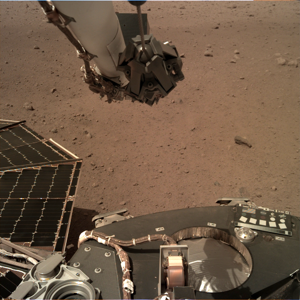 El planeta rojo desde la InSight El planeta rojo desde la InSight - Sputnik Mundo