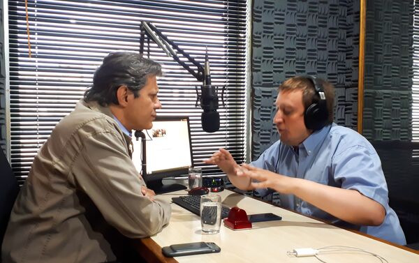 Fernando Haddad(iz) y Fabián Cardozo Fernando Haddad(iz) y Fabián Cardozo - Sputnik Mundo
