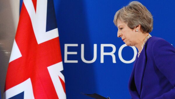 Theresa May, primera ministra del Reino Unido - Sputnik Mundo