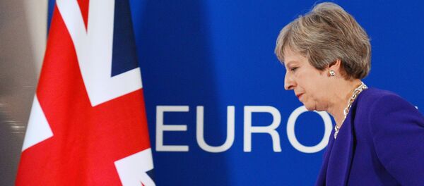 Theresa May, primera ministra del Reino Unido - Sputnik Mundo