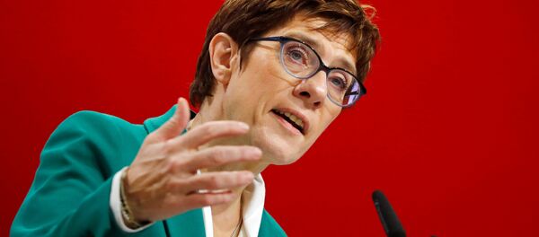 Annegret Kramp-Karrenbauer, nueva líder de la Unión Demócrata Cristiana de Alemania (CDU) - Sputnik Mundo