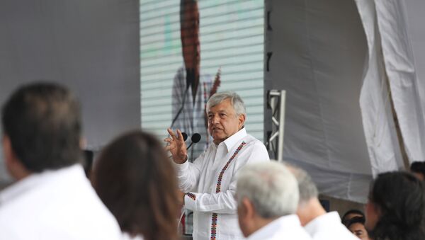 Andrés Manuel López Obrador, presidente de México Andrés Manuel López Obrador, presidente de México - Sputnik Mundo