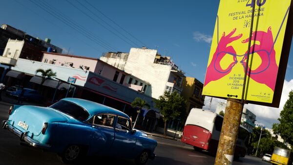 Póster del 40 Festival Internacional del Nuevo Cine Latinoamericano en La Habana - Sputnik Mundo