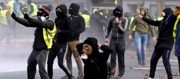 Protestas en Bruselas (archivo) - Sputnik Mundo