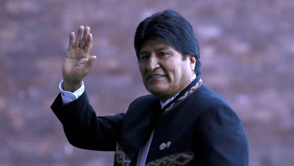 Evo Morales, presidente de Bolivia - Sputnik Mundo