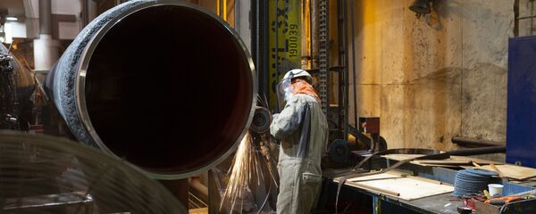La construcción del gasoducto Nord Stream (archivo) - Sputnik Mundo