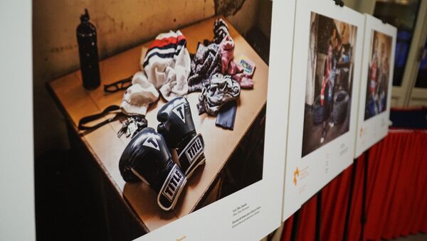Exposición del concurso Andréi Stenin en Madrid - Sputnik Mundo