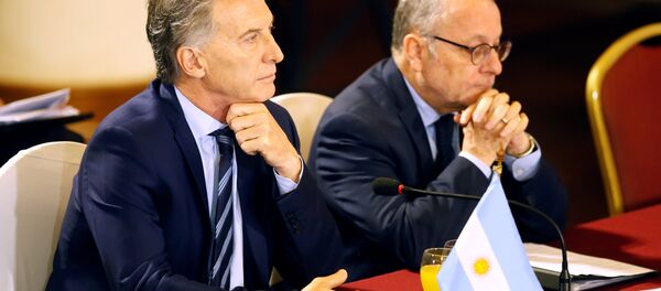 Mauricio Macri, presidente de Argentina, en la cumbre de Mercosur en Montevideo - Sputnik Mundo