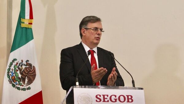 El mensaje del Secretario de Relaciones Exteriores, Marcelo Ebrard - Sputnik Mundo