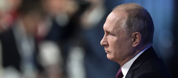 La rueda de prensa de Vladímir Putin - Sputnik Mundo