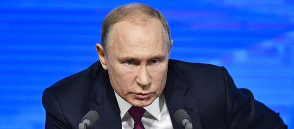 La rueda de prensa de Vladímir Putin La rueda de prensa de Vladímir Putin - Sputnik Mundo