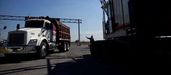 Los trabajos de construcción del Nuevo Aeropuerto Internacional de México - Sputnik Mundo
