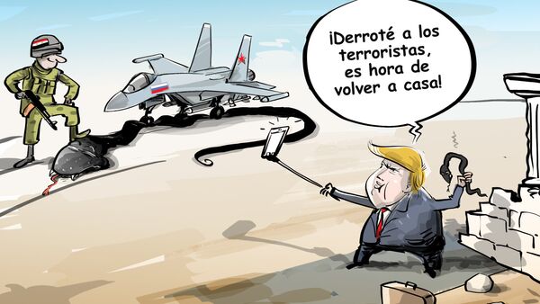 Historietas de cómo Trump derrotó a ISIS en Siria - Sputnik Mundo