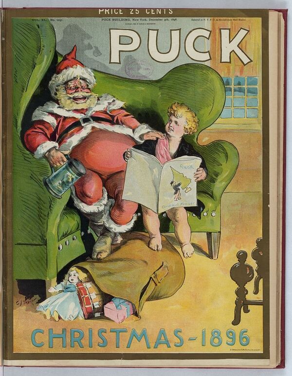 Puck, Navidad de 1896  - Sputnik Mundo
