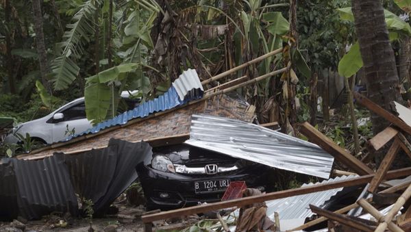 Consecuencias de un tsunami en Indonesia Consecuencias de un tsunami en Indonesia - Sputnik Mundo