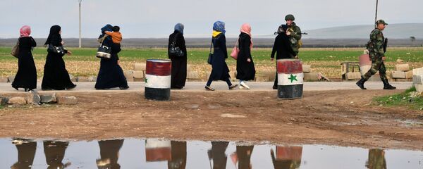 Refugiados sirios (archivo) - Sputnik Mundo