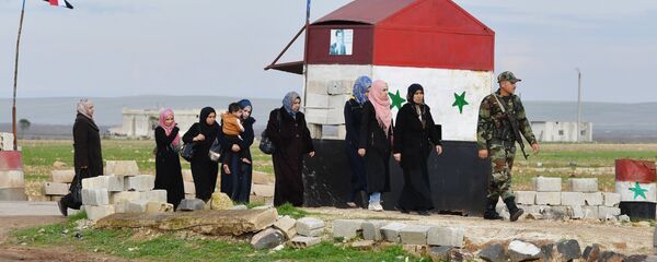 Refugiados sirios Refugiados sirios - Sputnik Mundo