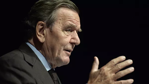 Gerhard Schroeder, excanciller alemán - Sputnik Mundo