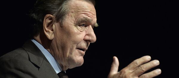 Gerhard Schroeder, excanciller alemán - Sputnik Mundo