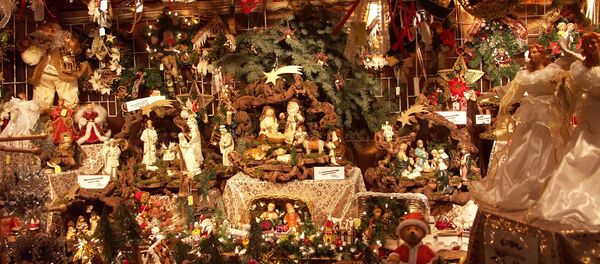 Un mercado navideño - Sputnik Mundo