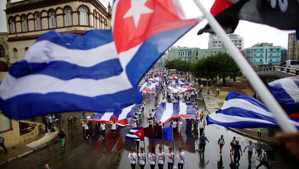 Las banderas cubanas - Sputnik Mundo