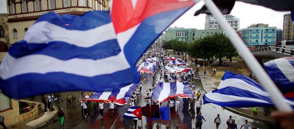 Las banderas cubanas - Sputnik Mundo