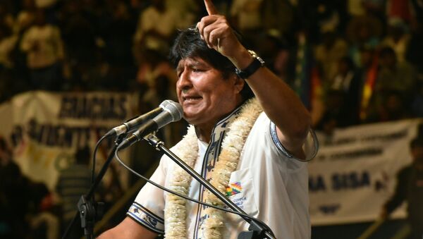 Evo Morales, presidente de Bolivia - Sputnik Mundo