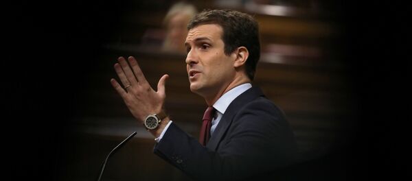 Pablo Casado, el presidente del PP - Sputnik Mundo