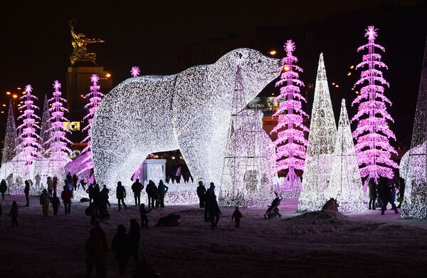 Las decoraciones en Moscú Las decoraciones en Moscú - Sputnik Mundo