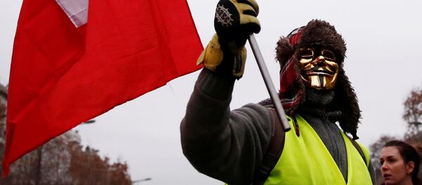 Protestas de los 'chalecos amarillos' en París - Sputnik Mundo
