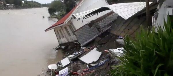 Consecuencias de una tormenta tropical en Filipinas - Sputnik Mundo