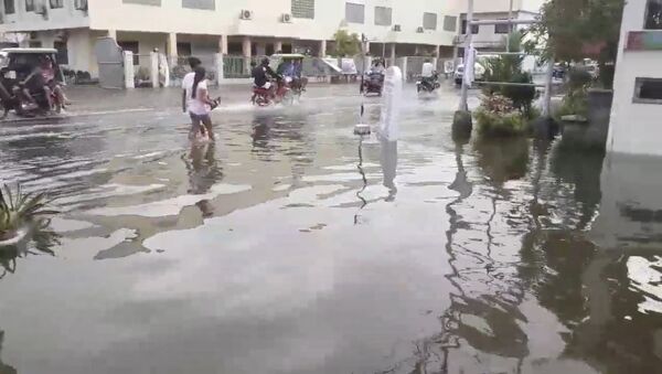 Consecuencias de una tormenta tropical en Filipinas - Sputnik Mundo