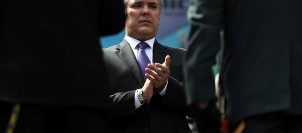 Iván Duque, presidente de Colombia - Sputnik Mundo