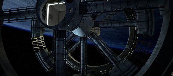 Cosmódromo orbital (ilustración gráfica) - Sputnik Mundo