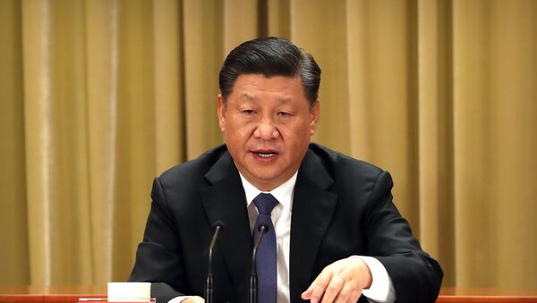 El presidente chino Xi Jinping El presidente chino Xi Jinping - Sputnik Mundo