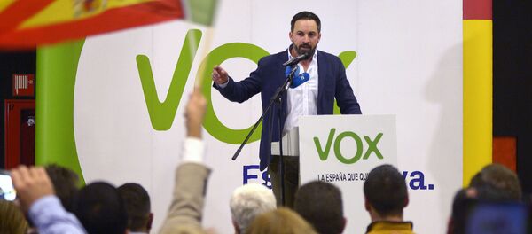 Santiago Abascal, líder del partido Vox Santiago Abascal, líder del partido Vox - Sputnik Mundo