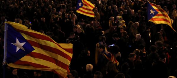 Manifestación en Cataluña (Archivo) - Sputnik Mundo
