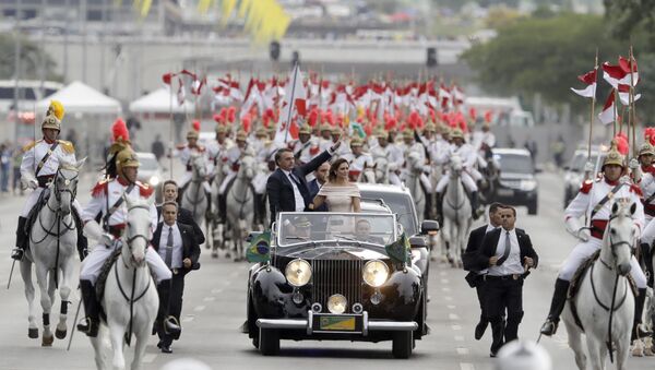 La investidura de Bolsonaro como presidente de Brasil - Sputnik Mundo