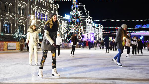 La pista de patinaje central de Moscú - Sputnik Mundo