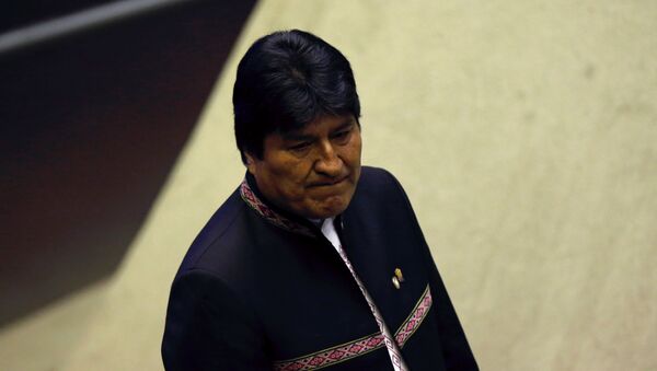 Evo Morales, presidente de Bolivia, asiste a la ceremonia de toma de posesión del nuevo presidente de Brasil, Jair Bolsonaro, en el Congreso Nacional de Brasil el 1 de enero de 2019 Evo Morales, presidente de Bolivia, asiste a la ceremonia de toma de posesión del nuevo presidente de Brasil, Jair Bolsonaro, en el Congreso Nacional de Brasil el 1 de enero de 2019 - Sputnik Mundo