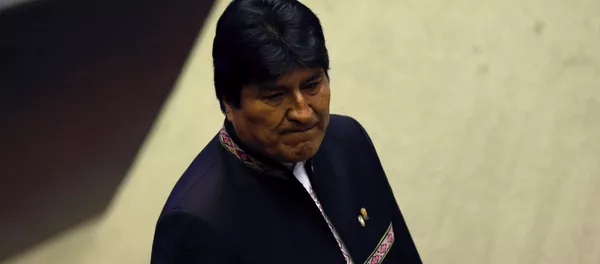 Evo Morales, presidente de Bolivia, asiste a la ceremonia de toma de posesión del nuevo presidente de Brasil, Jair Bolsonaro, en el Congreso Nacional de Brasil el 1 de enero de 2019 Evo Morales, presidente de Bolivia, asiste a la ceremonia de toma de posesión del nuevo presidente de Brasil, Jair Bolsonaro, en el Congreso Nacional de Brasil el 1 de enero de 2019 - Sputnik Mundo