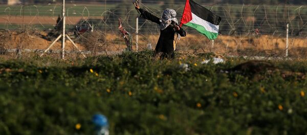 Protestas de los palestinos de Gaza en la frontera con Israel - Sputnik Mundo