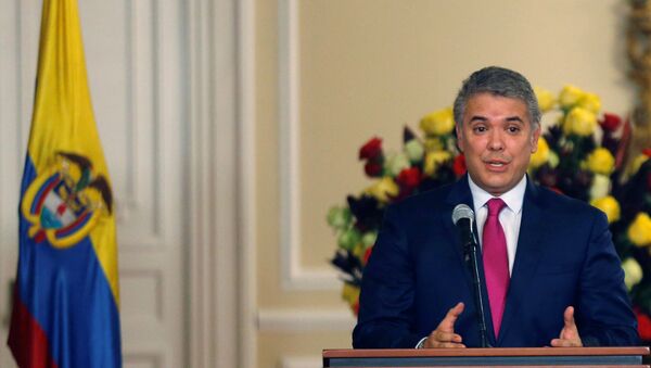 Iván Duque, presidente de Colombia - Sputnik Mundo