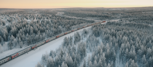 Tren ruso en invierno - Sputnik Mundo