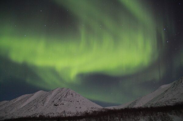 Aurora boreal cerca de Kírovsk - Sputnik Mundo