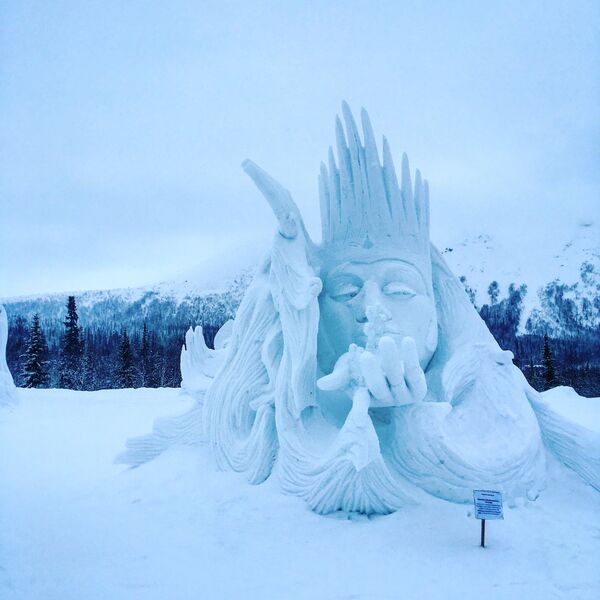 Pueblo de hielo en Kírovsk - Sputnik Mundo